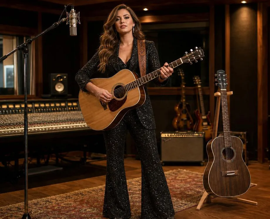 Lady guitar stand.webp