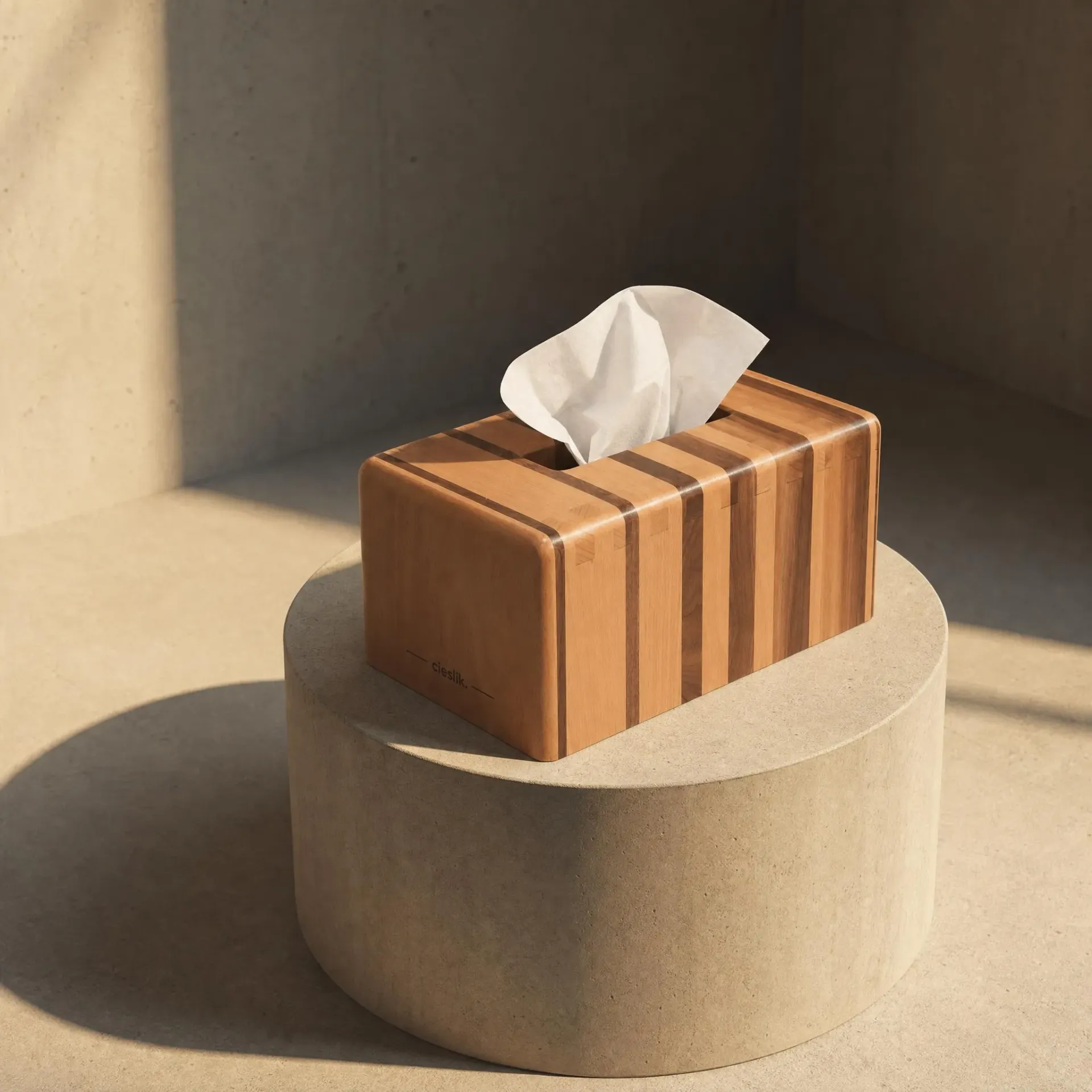 Disposable tissue box