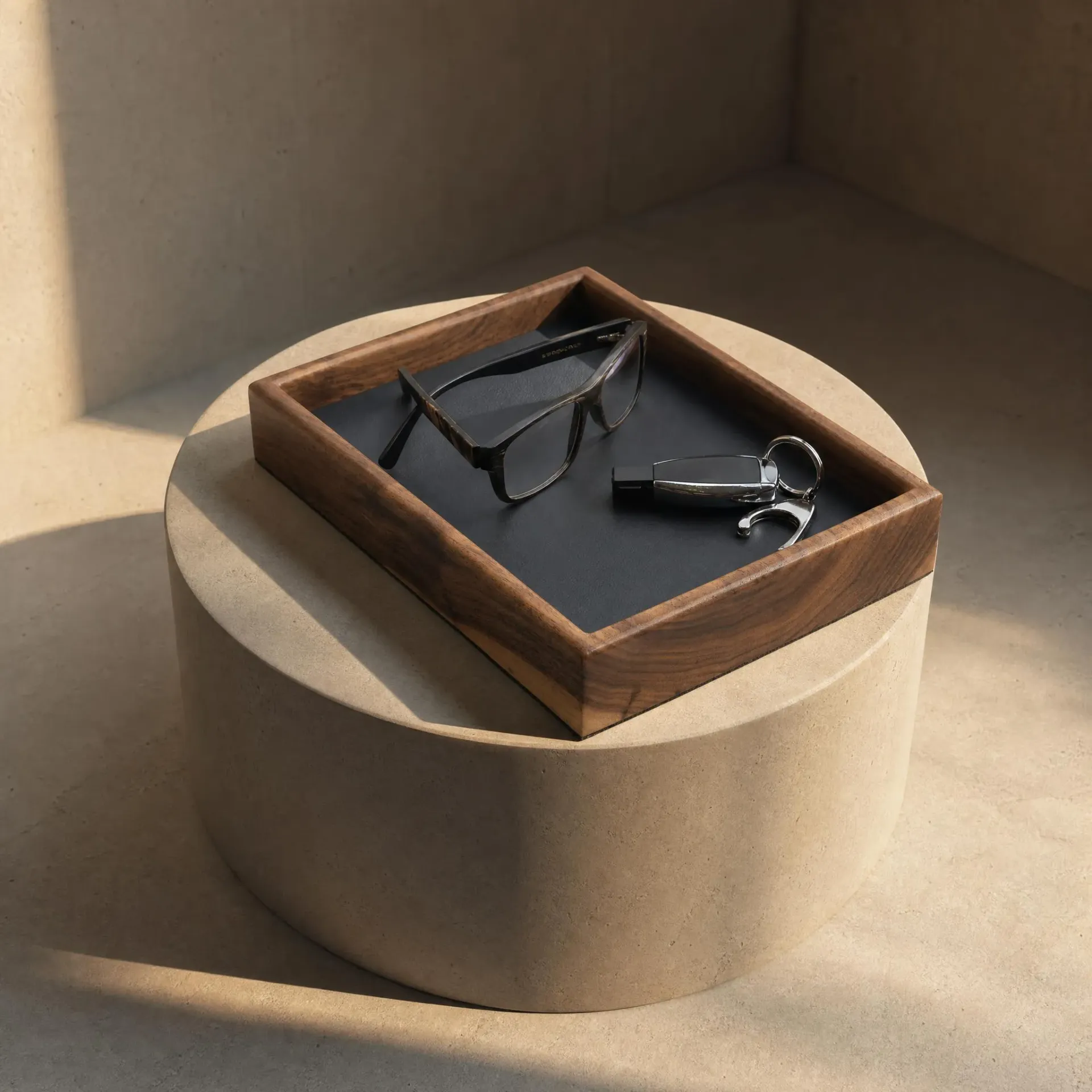 Personal valet tray N-S
