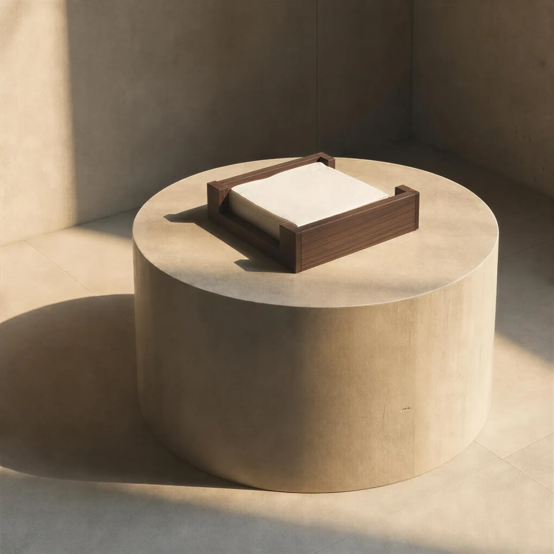 [DIS013] Minimal napkin holder (Cuadrado, Walnut)